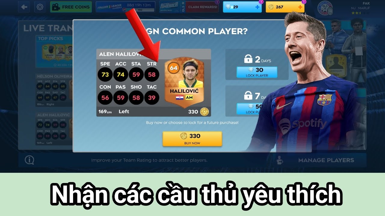 DLS 26 • Cách sở hữu bất kỳ cầu thủ nào bạn muốn trong DLS 2026 • Mẹo tìm kiếm cầu thủ yêu thích 