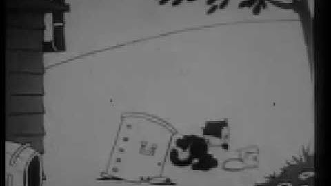 Felix The Cat "Trifles With Time" (1925) clip