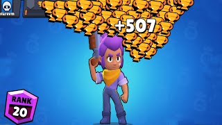 SHELLY NONSTOP to 500 TROPHIES! Brawl Stars