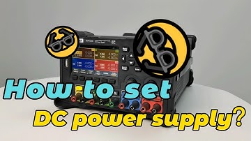 Hantek Programmable DC power supply HDP4424B —— How to set DC power supply