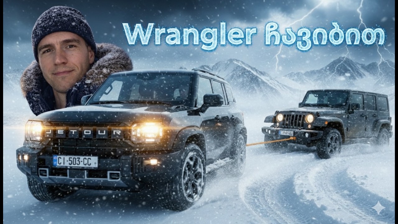 დაუნდობელი თრევა თოვლში - Off Road გასვლა Wrangler-ებთან ერთად