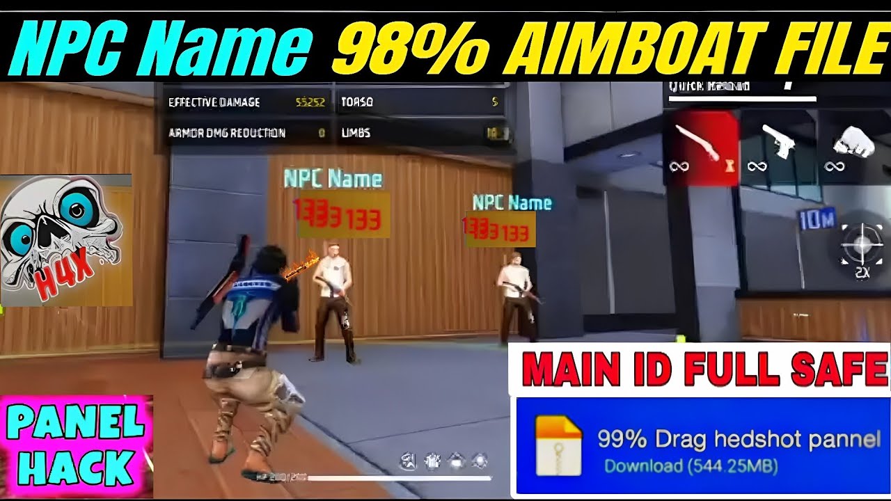 Free Fire Mobile Panel Npc Location + Headshot panel hack Free fire Antiban Headshot Config Panel