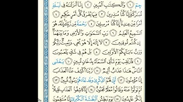 القرآن الكريم صفحة رقم 496 برواية الدوري عن الكسائي  القارئ مفتاح السلطني