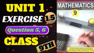 Class 9th Math| Chapter 1 Exercise 1.5 Question 5, 6| @Educatoryhub