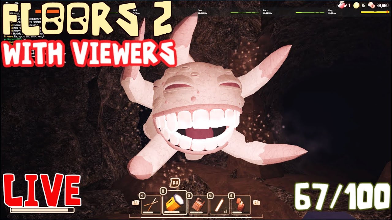 PLAYING ROBLOX DOORS FLOORS 2 WITH VIEWERS🔴⛏ - YouTube