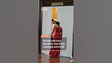 Cận cảnh Doãn Hải My - Đoàn Văn Hậu trong lễ phục cưới ở Hà Nội. #Disoisaodi #DoanVanHau #DoanHaiMy