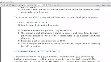Optical Communication Module 3 Part4 - Noise in photo detector