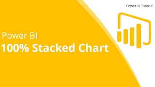 how to create 100% stacked chart in power bi | power bi training | power bi tutorial