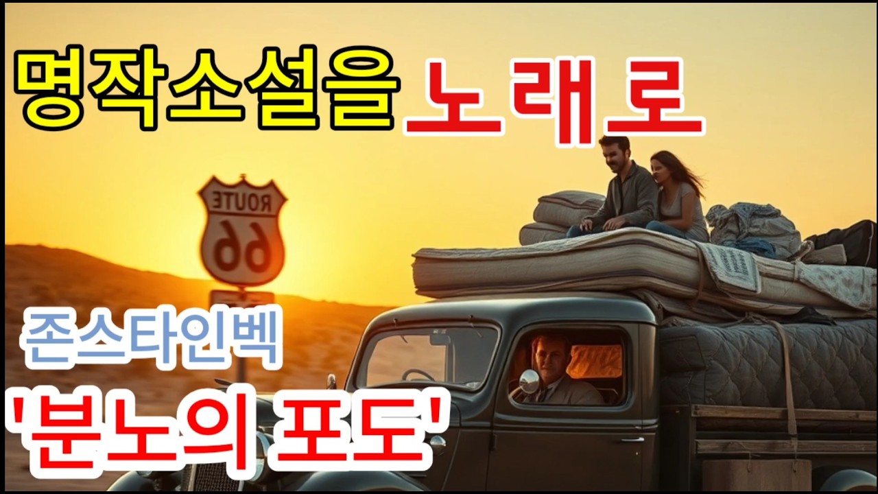 [노래로 듣는 명작소설 18] 존 스타인벡 '분노의 포도' / Sub: 절망 속에서 피어난 인간의 존엄, 당신은 무엇을 위해 사는가?