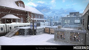 Modern ops capture points Train station  gameplay