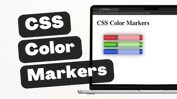 Learn CSS Colors by Building a Set of Colored Markers | A freeCodeCamp Walkthrough | No Commentary