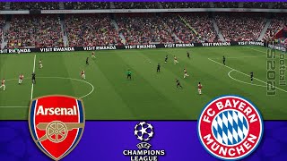 Arsenal vs Bayern Munich | Champions League 23/24 Quarter-final 1 | Watch Along &amp; efootball