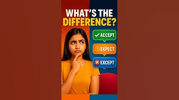 ACCEPT vs EXCEPT vs EXPECT– NO MORE Confusion! #shorts #ssccgl #nda #bank #kohli #vocabulary