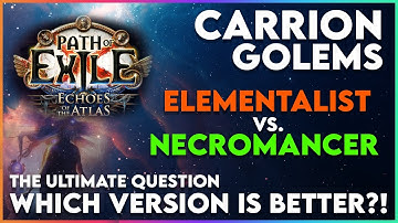 Necromancer or Elementalist Carrion Golems: Which Version is Better? Budget to Min Max - All Covered