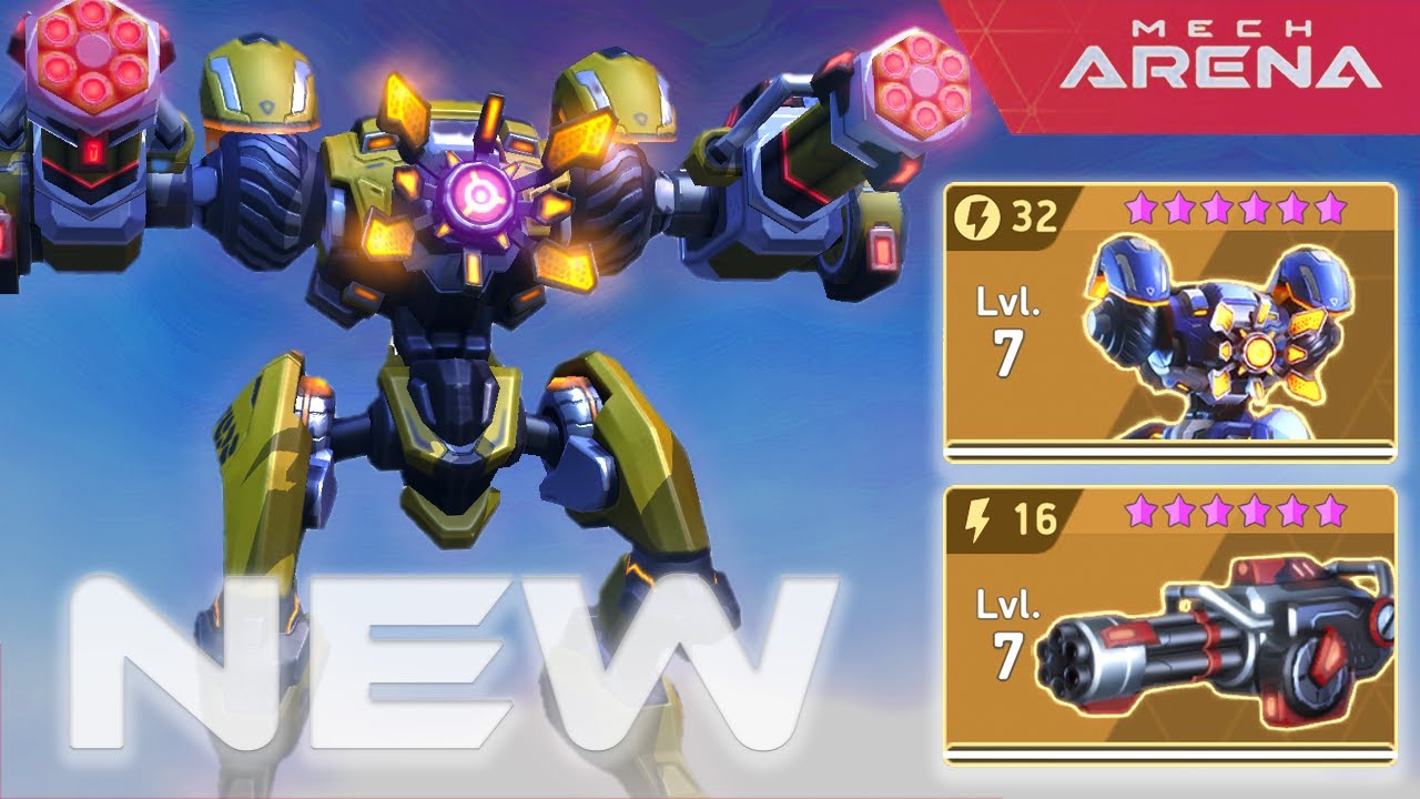 NEW Heavy Scout Mimicker and Miniguns 16 - Mech Arena