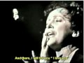 Edith Piaf Le Gitan et La Fille English subtitles