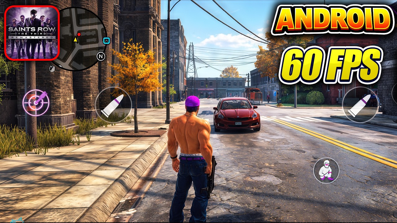 Saints Row: The Third Remastered Mobile - Android Gameplay 60 FPS