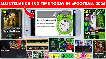 Maintenance End Time Today In eFootball 2026 Mobile | Pes Server Maintenance | Maintenance End Time