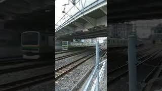 JR東日本　E233系　さいたま市浦和駅付近