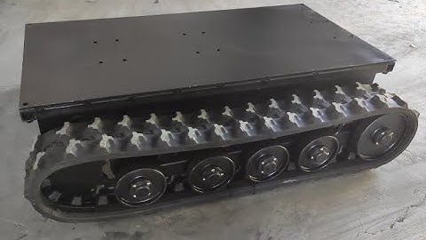 AVT-150 Customized Rubber Track Robot Chassis Undercarriage