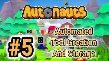 [Episode 5] Autonauts 2022 PS5 Gameplay [Tool Creation And Storage]