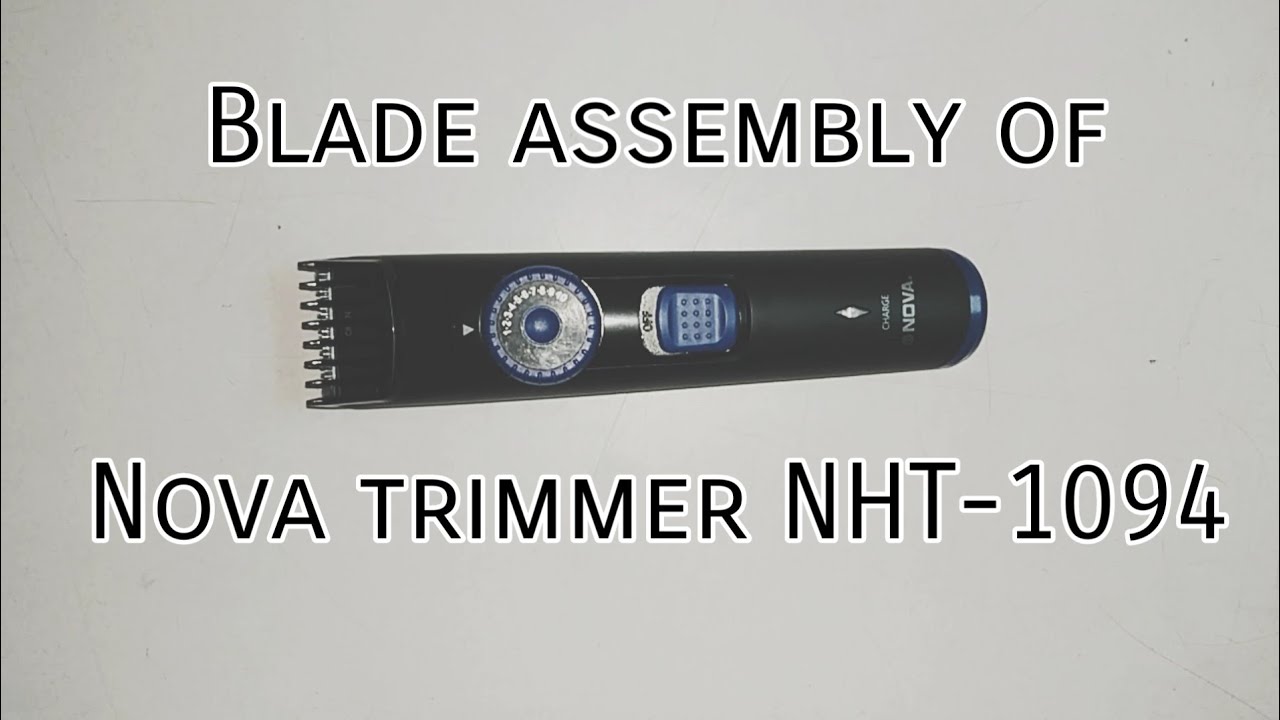 nova nht 1096 trimmer blade