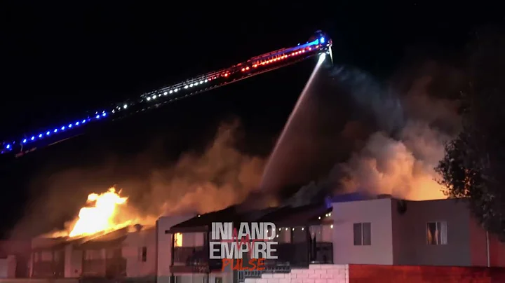 Massive Rialto Apartment Fire Displaces Multiple Families | 16 Units Damaged on S. Cactus Ave