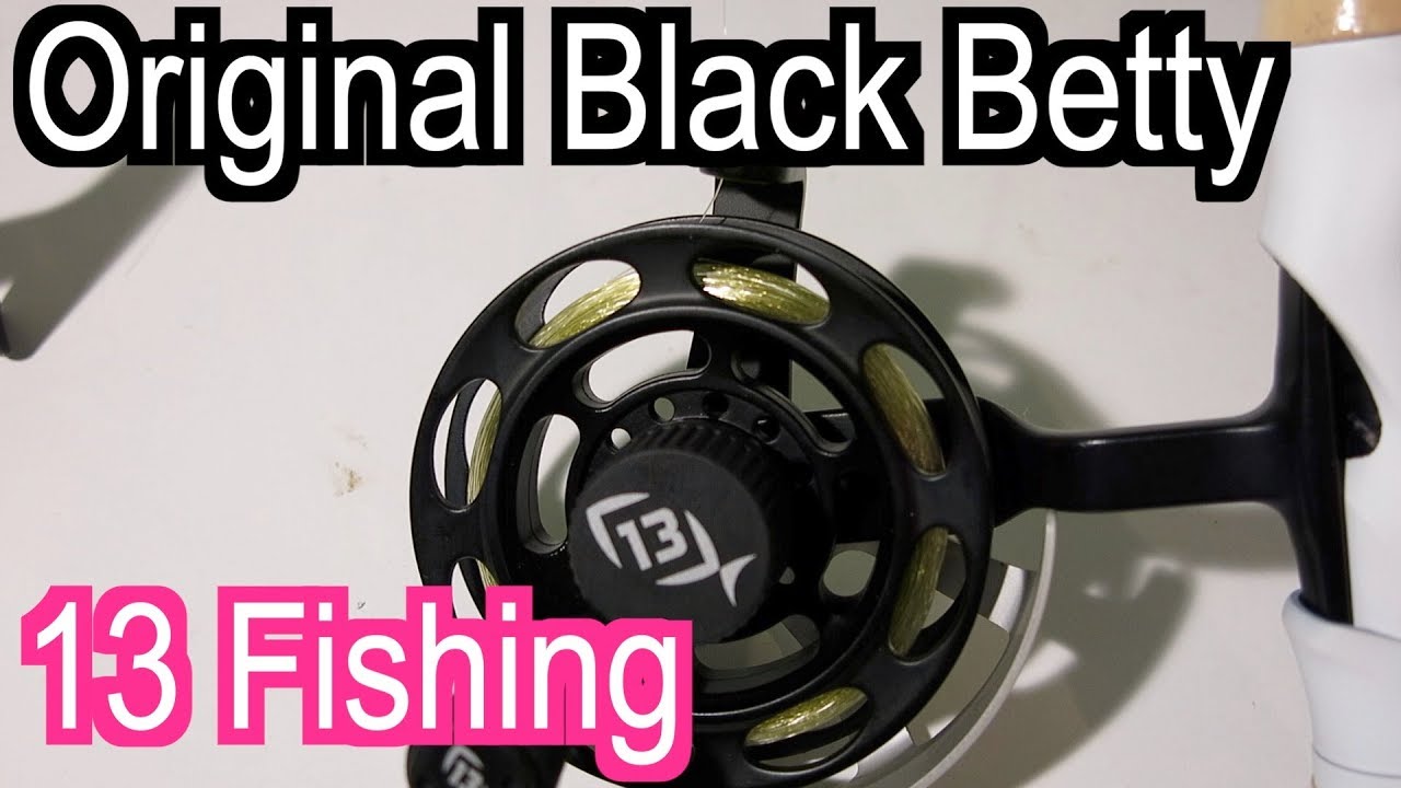 13 fishing black betty 6061 ice reel 13 Fishing Original black betty