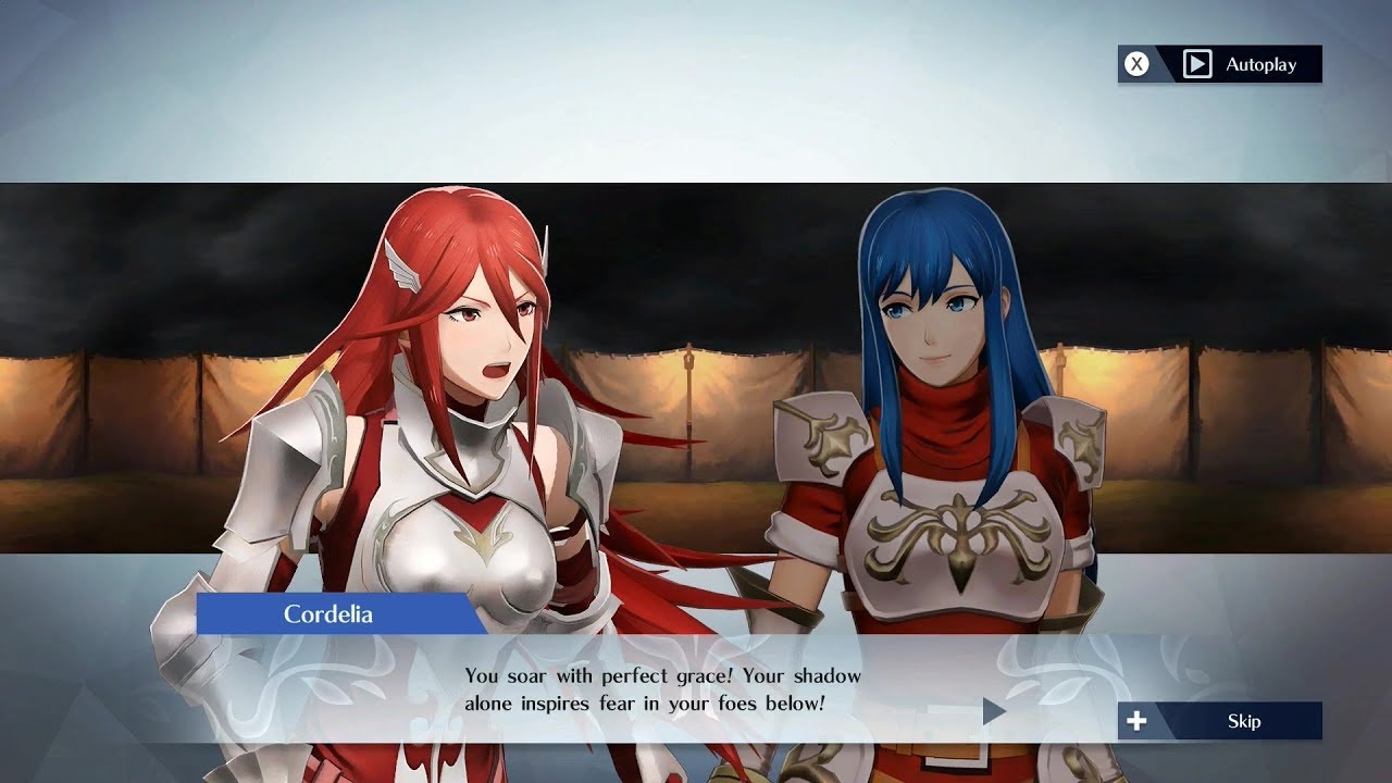 Fire Emblem Warriors - Cordelia & Caeda Support Conversation