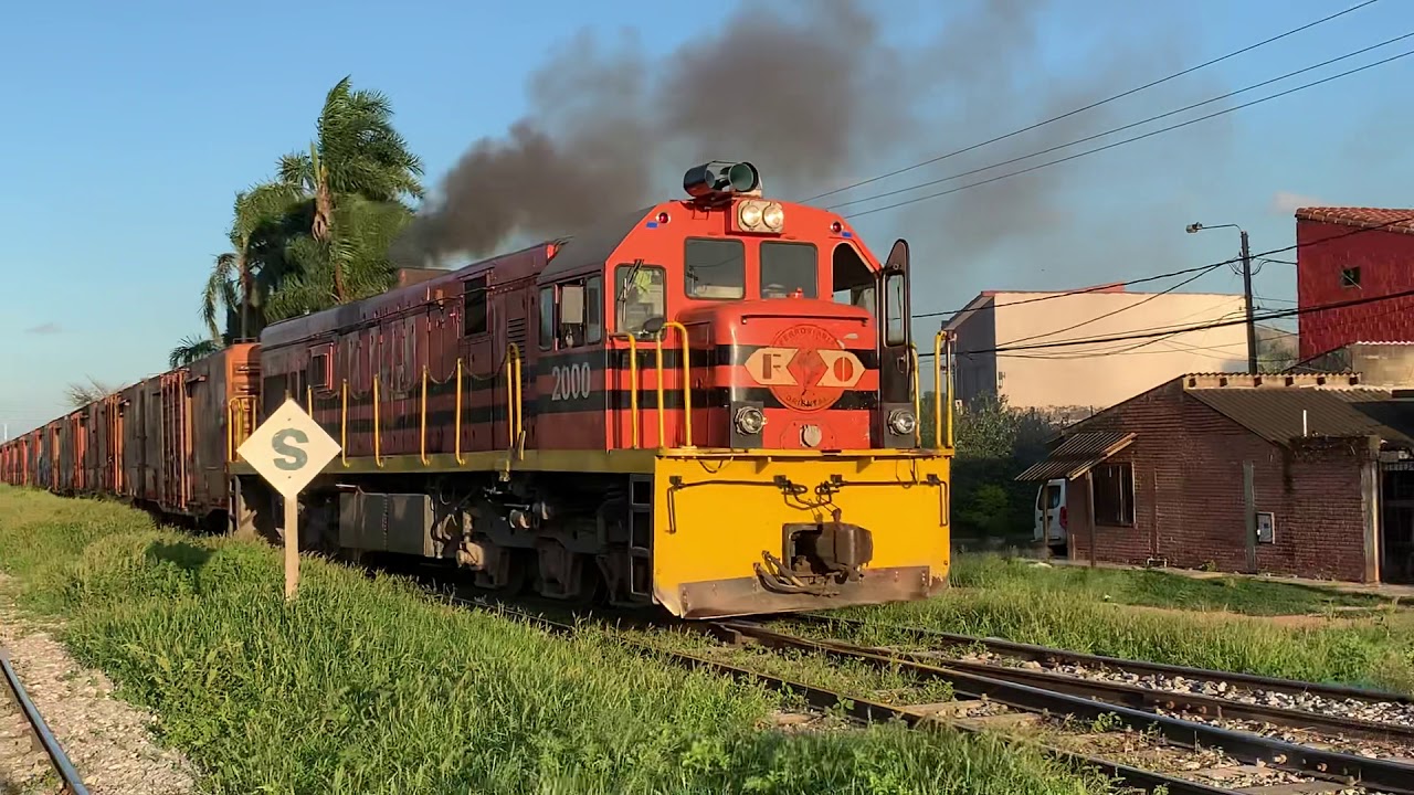 Salida a Yacuiba Maniobra Completa Ferroviaria Oriental Bolivia YouTube
