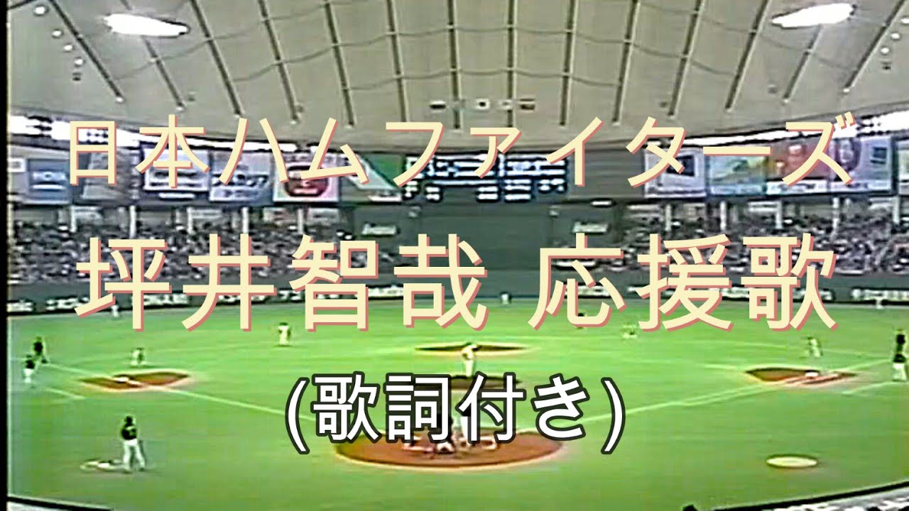 実録】日本ハムファイターズ 坪井智哉 応援歌 [歌詞付き] - YouTube