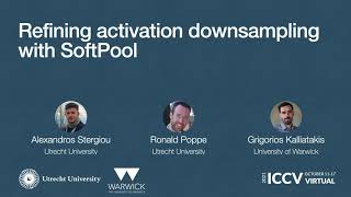 Refining activation downsampling with SoftPool