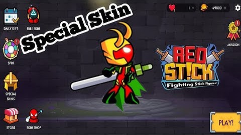 NEW SPECIAL SKIN in Red Stickman Master ( Early Access )