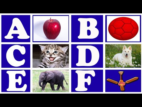 A For Apple B For Ball C For Cat For Kids Phonics Song Youtube