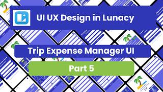 UI UX Design expense tracker add a trip screen part 5