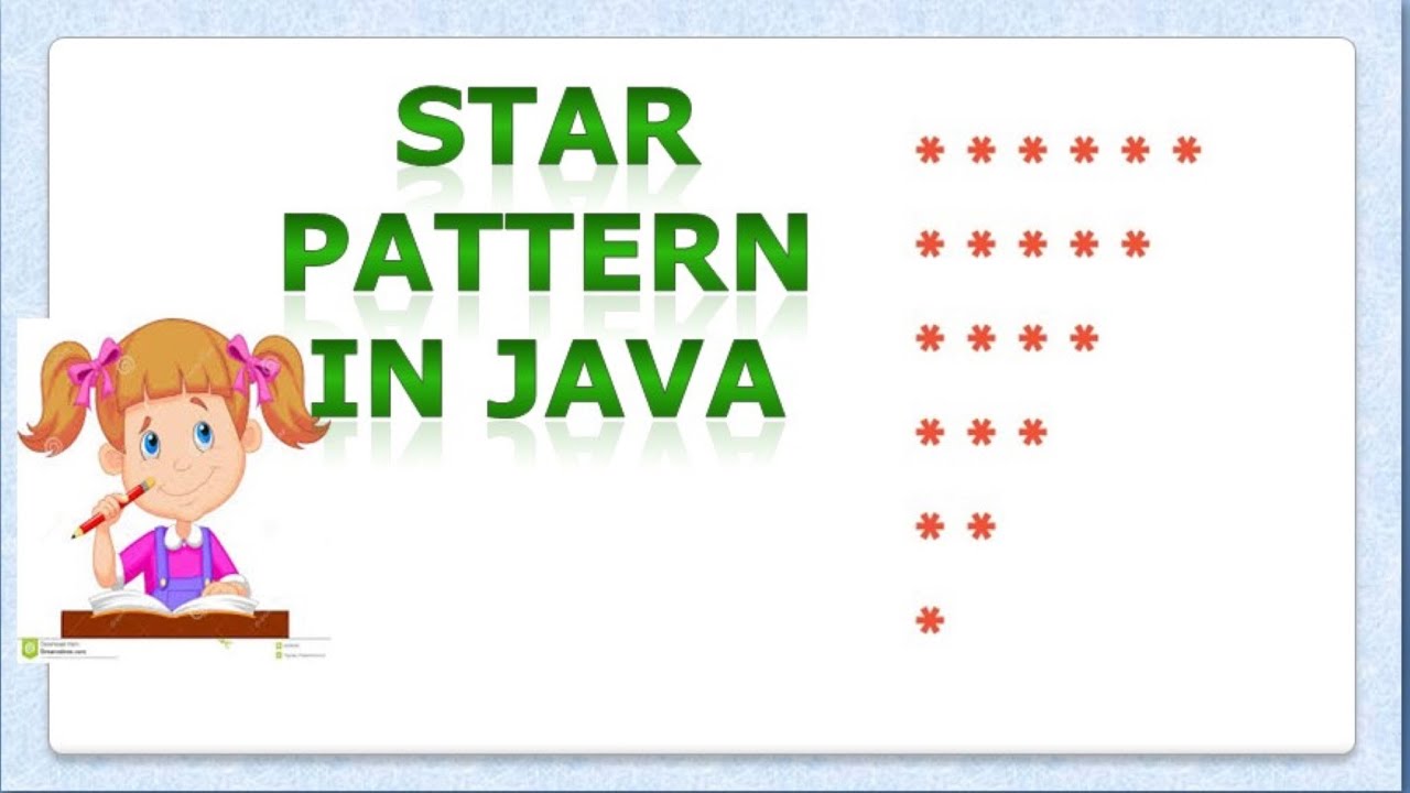 star pattern in java english - YouTube