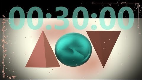 ❌ No Copyright - 3D ⏰ 30 Second Countdown Timer With Sound 32a -  Free Background Video 免費下載倒數計時器