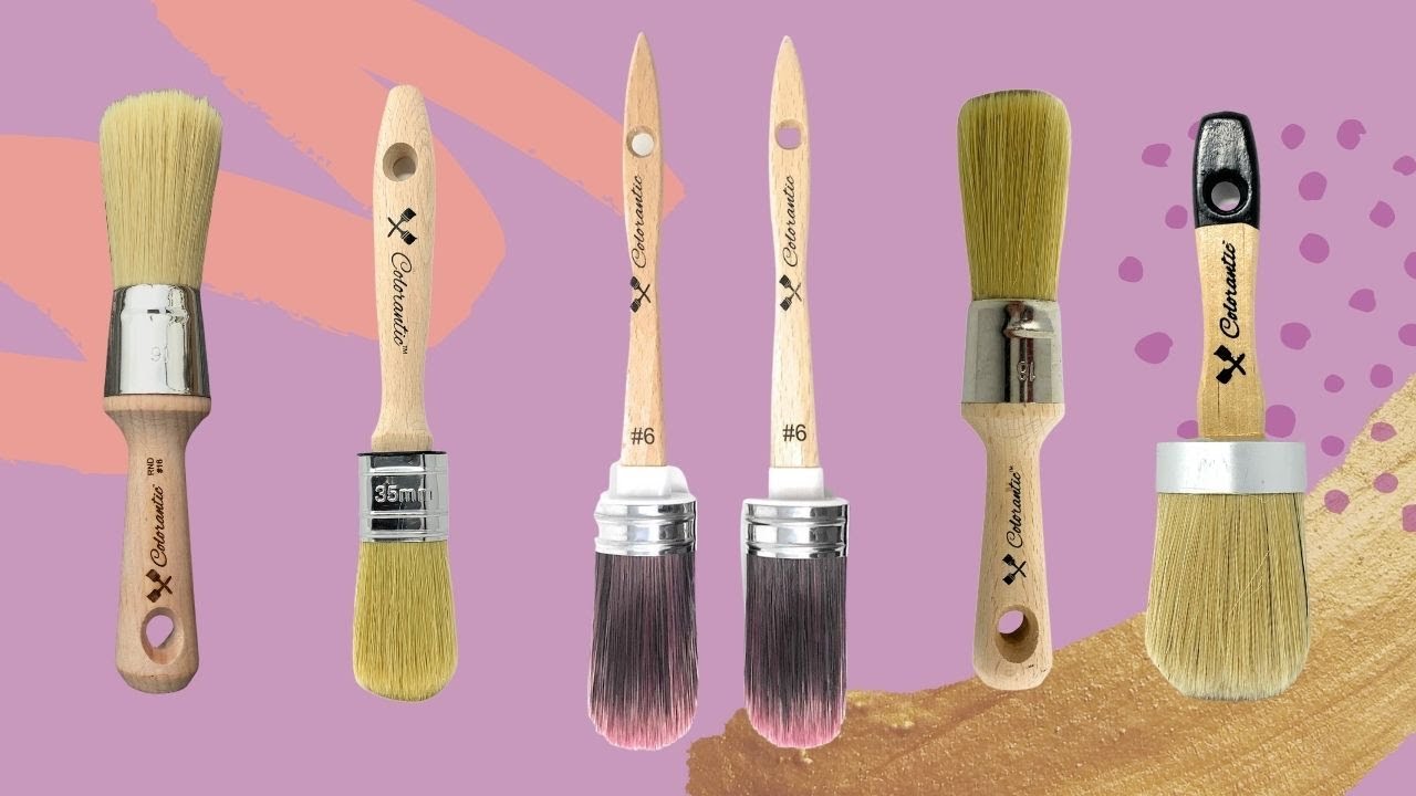 3 Foam Brush for Chalk Paint, Varnish, Glaze 