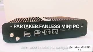 Barebone Mini PC I7 4500U 5500U Dual Core Dual LAN Mini Desktop Computer Dual HDMI Free Shipping