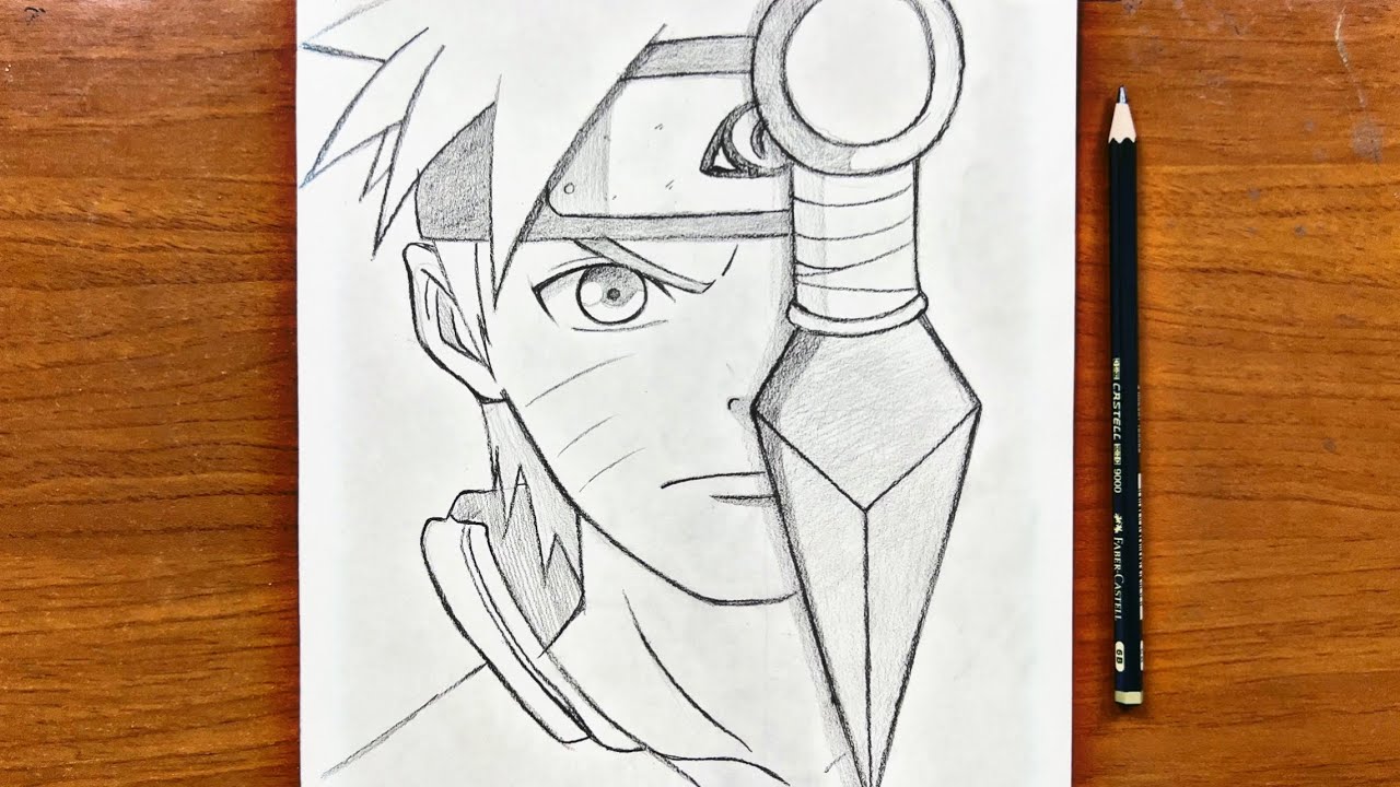 Sema در X: «Naruto pencil drawing #naruto #uzumaki #岸本斉史