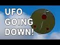 Flying saucer maiden flight crash