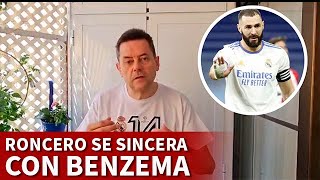 RONCERO SE SINCERA A BENZEMA TRAS DEJAR EL REAL MADRID: MENSAJE CONTUNDENTE | AS