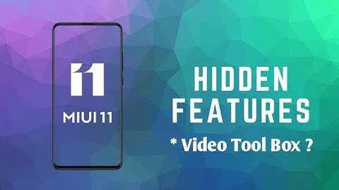 Video Toolbox MIUI 11 Hidden Feature | Enable Video Toolbox | MIUI Tips & Tricks
