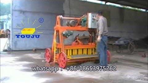 QMJ4 45 movable hollow block machine