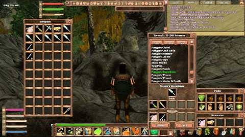 Xsyon - Doing some terraforming & crafting :) (Sandbox MMO)