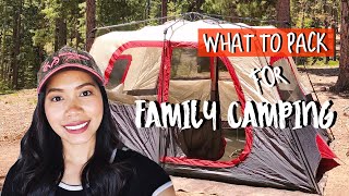 What To Pack For Family Camping With Kids // Camping Essentials