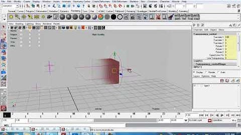 Maya speedlines test