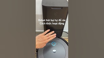 Robot hút bụi tự đổ rác hoạt động như thế này đây anh em. #robothutbuilaunha #irobot #ecovacs