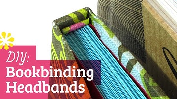 How to Make Your Own Book Headbands