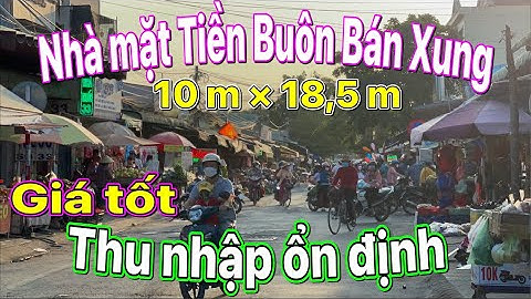 Bán Nhà Dĩ An Bình Dương (20422 a) Giá Đầu Tư Mặt Tiền Chợ, Ngay gần Đường ĐT 743